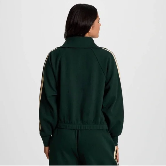 Champion Women's game day Dark Green Bomber Jacket NWT - Picture 4 of 5